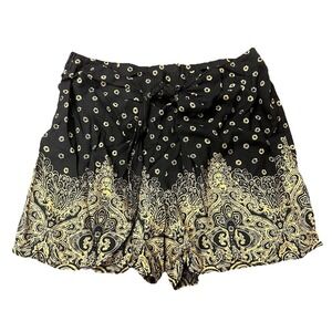 Hei Hei Anthropologie Shorts Womens Sz M Linen Blend Lagenlook Summer Luna Twist